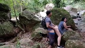 FIRST PART FUCKING WITH MY PARTNER IN THE FOREST   THEY FUCK ME &mdash;  SUCK ME AND CUM ON ME   IN THE FOREST alexachris20