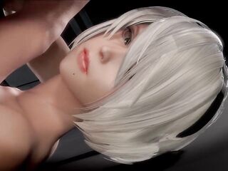 Madruga3d Nympho Whore Intensely Double Permeated, Enjoyable Butt Drenched in Cum, Gaping Hardcore Enjoyment