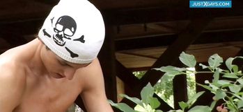 I sucked his cock in the forest hut