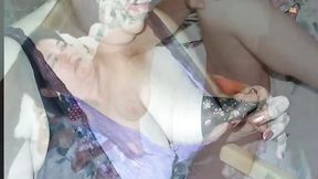 ”Sometimes big breasts even touch bushy cunts”