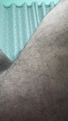 Indian police officer uncle get shower and masterbation show   Clip 1