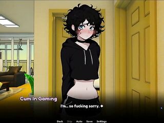 My Femboy Roomate [ HOMO Comics Game ] Ep.10 CAUGHT my ROOMIE screwing his BUTT with a BIGGEST SEX TOOL in advance of this chab sucked my RAMROD !