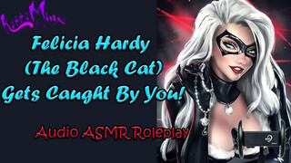 Ravishing blonde chick with a black mask, Felicia Hardy is ready to have some fun