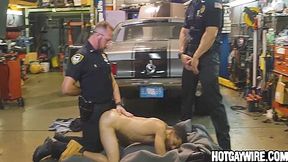 Two Officers Arrest A Guy Then Fuck Him ( 2) - Gay Porn 5 Min