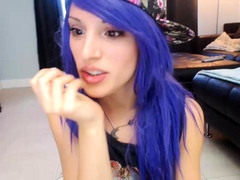 Curly Blonde Teen Records Solo Dildo Masturbation More at