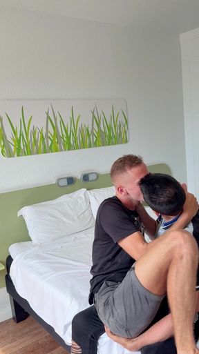 hot daddy fucks cute femboy bb