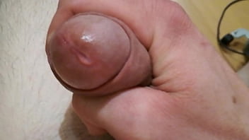 Precum web &amp_ foreskin (insane closeup)!