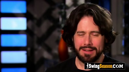 BISEXUAL swinger hardcore ORGY inside the RED ROOM