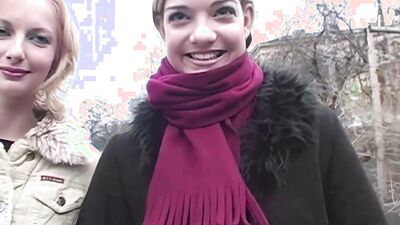 While sightseeing Mischel and Chichita get seduced by a horny BBC for a wild threesome