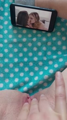 Have a VERY BIG SQUIRT watching lesbian porn