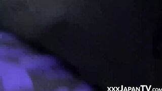 Japanese cutie squirting while finger banged really hard