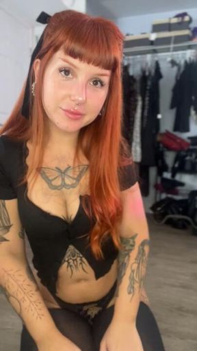 Heavy eye contact soft domme JOI