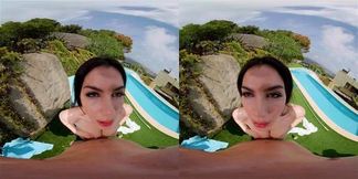 Clever Valentina Nappi Needs Sun Lotion On Her Curvy Body