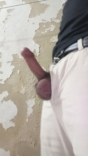Cumshot in the renovation of the house