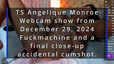 TS Angelique Monroe - Webcam show from December 29, 2024
