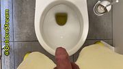 He Couldn’t Hold It  Watch What Happens When This Young Stud Wrecks the Restroom!