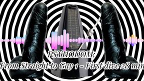 PSYHODOM: From Straight to Gay 1 - First dive 28 min (MaleDom)