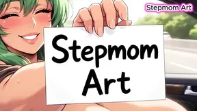 Stepmonster gives a nasty car sex lesson in bed