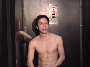 Sucking straigths in glory holes area