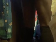 Bottom getting it right for daddy’s big dick twerking