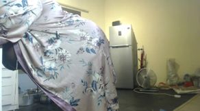 Busty BBW Stripteasing and Getting Vibrator Teased