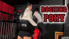 Rocking Pony by 2 Dommes - Pony play | Mistress Karino, Dominatrix Dinah