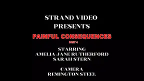 Painful Consequences - Part 4: Bare Bottom Gets Hard Caning & Hand Spanking