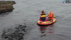 Two Girls One Dinghy: Tight Rubber & Pvc Rainwear