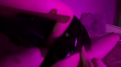 Alt girl rides dick in reverse cowgirl then gushes on his cock