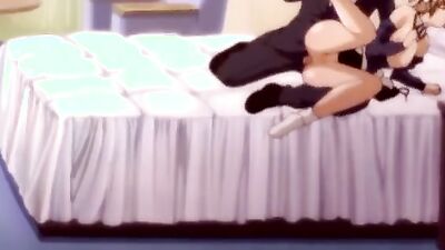 Watch Amine Stepfamily get kinky with glasses & rough creampie in anime fetish porn