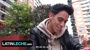 18 Year Old Straight Amateur Nate Wayne Takes Cock From Behind For A First Time - Latin