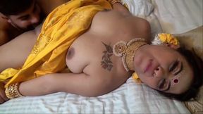 Mysterious Indian brunette explores uncut intimate short film passion