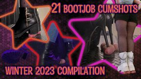 Bootjob 21 Cumshots Compilation! Winter 2023 Special (Double Version) - TamyStarly - Bootjob, Shoejob, Ballbusting, CBT, Trample, Trampling, High Heels, Crush, Crushing