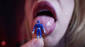 Rude Giantess School Teacher Shrinking Lip and Foot Fetish