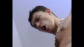 Horny gilf gets fucked in threesome while clothed