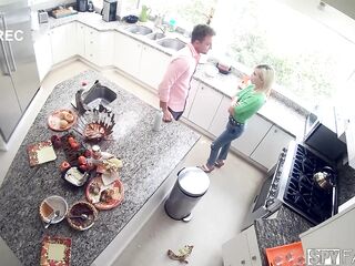 Stepsis Supplicates For Stepbro's Dong After Thanksgiving Dinner