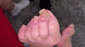 LONG TOENAILS JERK OFF - SD