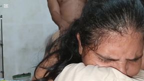 The very sexy Latina maid ended up getting fucked with my big cock. She screams that it hurts, but she likes to feel my cock in her vagina.