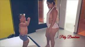 casamento e lua de mel de paty bumbum com o anao mais famoso do brasil zezinho teves