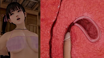 Sexy Japanese Koharu rides big cock for a creampie