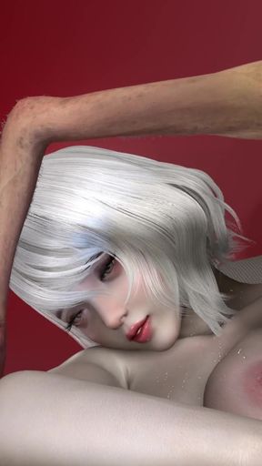 Old Man Fights Big Nanny