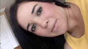Amy Starz: Teen GF with big butt blows and rides camera man's cock