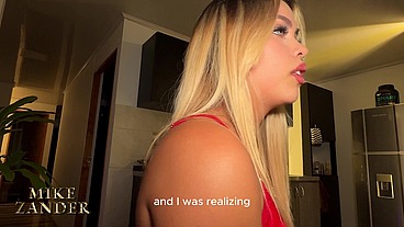 I'm unfaithful to my girlfriend with my mother-in-law, a very horny big-ass blonde who seduces me behind my girlfriend's back
