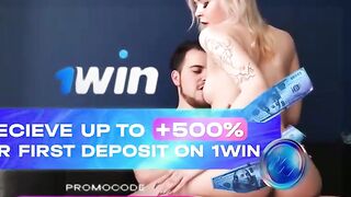 Double Penetration Frenzy: Blondie & Wife Share Huge Dick in Threesome