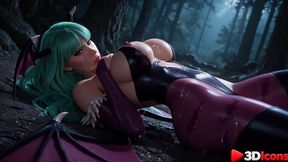 morrigan aensland enjoys sex with a big black cock [ai]