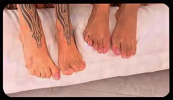 Lia Lin and Annabella Blue's Sizzling Foot Tease - High-Definition Porn Watch online