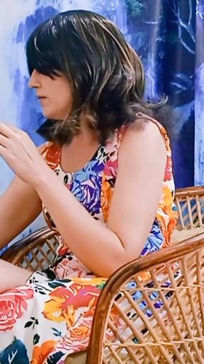 Powerful moment from &quot;Extremely hot and  erotic model smoking.&quot;