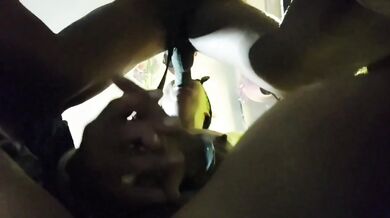 Cuffed Whore A'Muñeca Fed The D' of FrankDbest...Bondage Blowjob