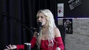 Blonde domina humiliates curvy white girl with anal toys