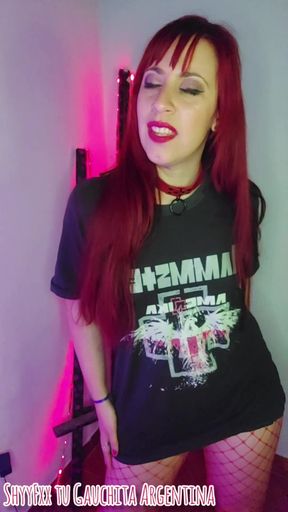 Shyyfxx Crazy Night with a Very Gauchita Metalhead Redhead! Part 1